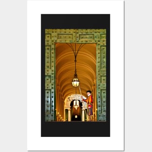 Member of the Swiss Guard - Vatican city Posters and Art